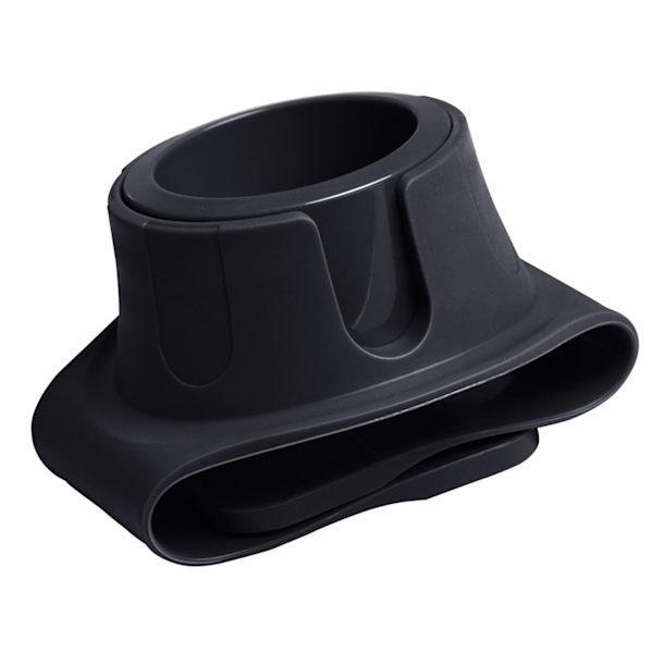 Silikone Sofa Kopholder til Sofa, Anti-Spild Sofa Coaster, Varmebestandig Armlæn Kopholder Bakke, Sort