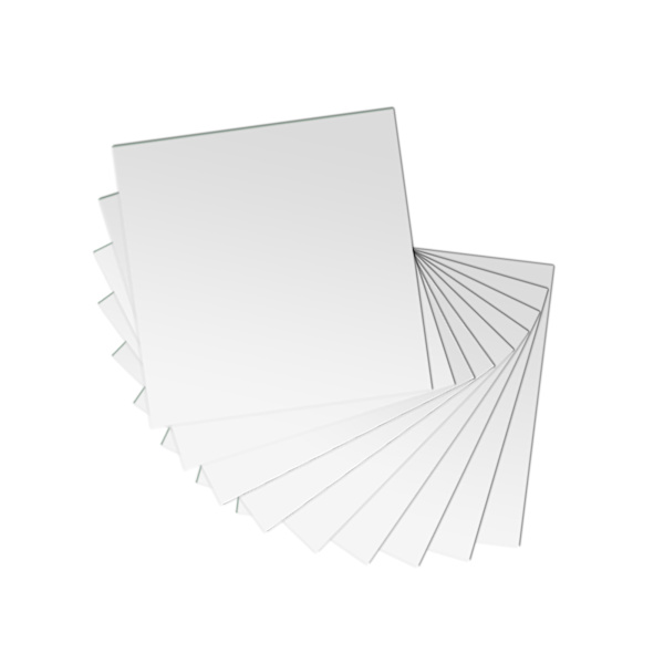 25 stk DIY firkantede speil veggklistremerker 15 cm selvklebende fliser 3D speildekor for DIY Acryli