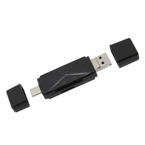 USB C USB2.0 MICRO USB-lagerkortlæser med 3 stik 104MBps 3 i 1 USB-lagerkortlæser til bærbar computer mobiltelefon