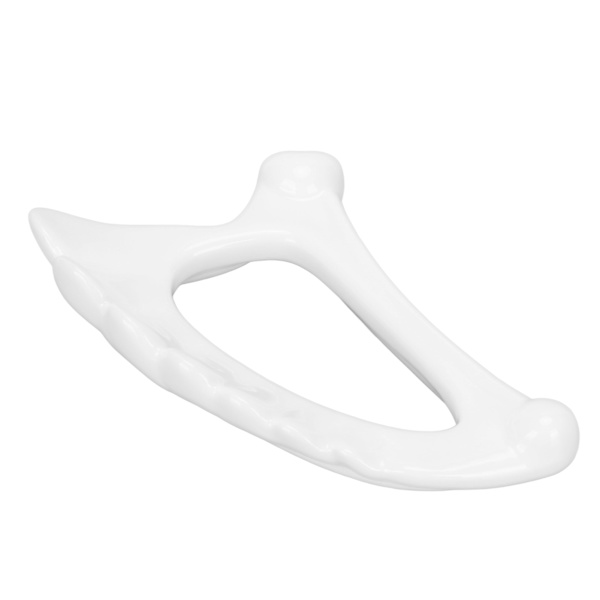 Keraaminen Gua Sha Board Posliini Gua Sha Kaapiva hierontatyökalu kasvoille Hartiat Polvet Käsivarret Kaula Pohkeet