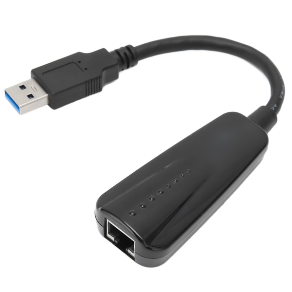 USB -Ethernet-sovitin 10/100/1000M USB 3.0 - RJ45 LAN ABS-verkkosovitin Yhteensopiva Windowsille Linuxille OS X:lle