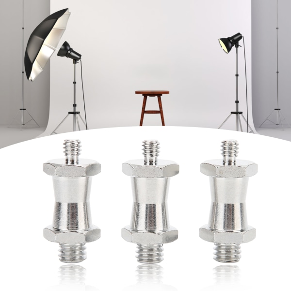 Kamerastativ Studio Light Stand Kopparskruv Adapter Set (3st)