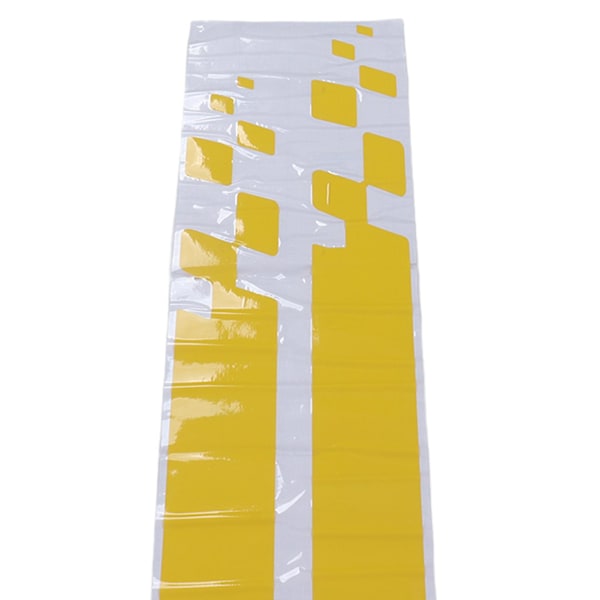 2 kpl Auton Konepellin Tarrat Vinyyli Auton Konepellin Raidat Tarrat Universaali Autoihin 90 x 9 cm / 35,4 x 3,5 tuumaa Keltainen