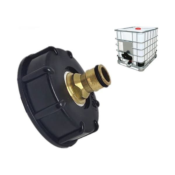 S60X6 vanntankkobling - Hagevanningsdyse (flat ring - 6-punkts messingnippel)