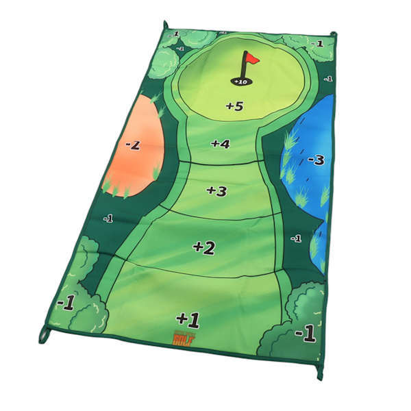 Chipping Game Mat Interaktivt Kastespil Rullende Bærbar 0,3 cm Tykkelse Stick Chipping Mat Sæt