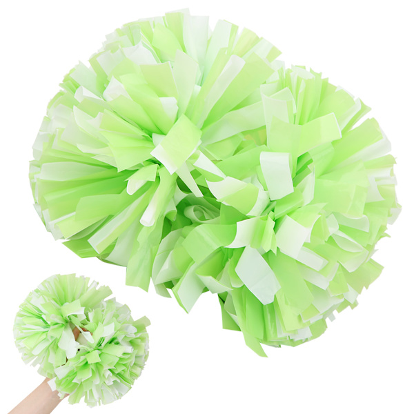 Myke cheerleading-pomponer av myk plast med håndtak for sportsdansfester
