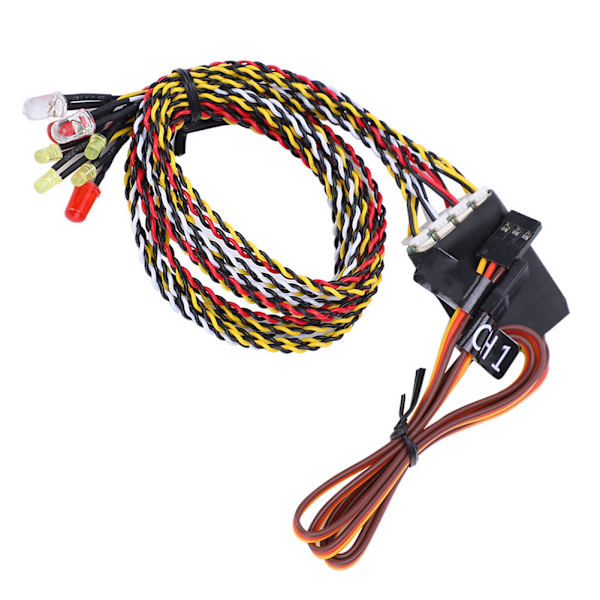 Universal 8LED-valosarjan mallin lisävaruste SCX10/TRX4/D90 1/10 1/8 RC telaketjuautolle