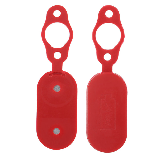 2 STK Röd Laddningsport Vattentätt cover Tillbehör Passar till Xiaomi PRO elektrisk skoter