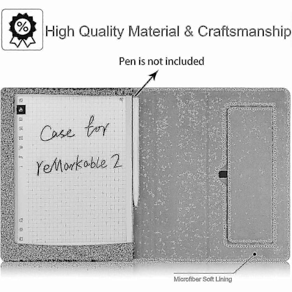 Kotelo Remarkable 2 Paper Tablet 10.3&#39;&#39; 2020 julkaistulle, ohut kevyt suojaava jalustakotelo kirja