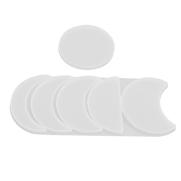 Månsilikonform Unik Utsökt Design Elastisk Lätt att Ta Ur Form Hantverk för DIY Hängande Ornament