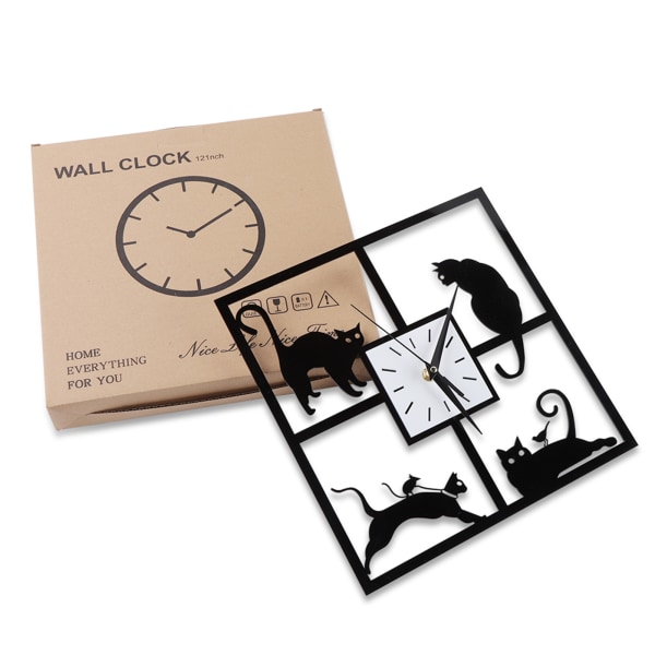 Modern Silent Wall Clock Non Ticking Silver Aluminiumram Cover Dekorativ för sovrum