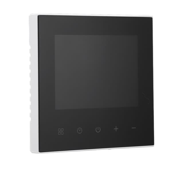 Programmerbar WIFI-termostat LCD-pekskärm APP Röststyrning Temperaturregulator 100‑240V Dold installation