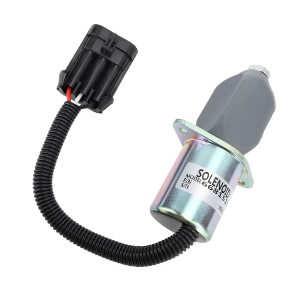 12V Bränsleavstängningsmagnet 6681513 Exakt Anti-interferens Generator Bränsleavstängningsmagnetventil för utbyte