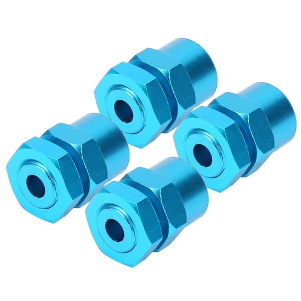 12mm til 17mm Hjul Hex Konverteringsadapter Tilbehør Passer for 1/10 RC Crawler 15mm Blå