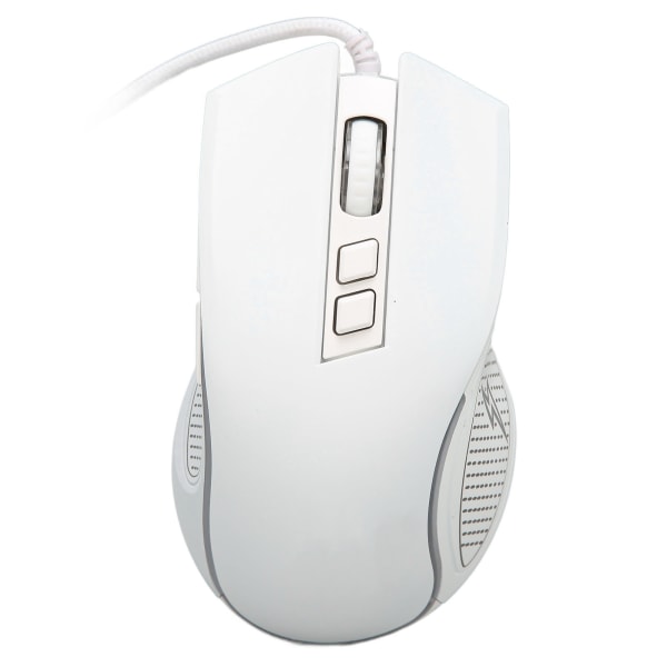Gaming Mouse USB2.0 4 Justerbar DPI RGB Bakgrunnsbelyst Ergonomisk design Optisk sensor Bærbar mus for Gaming Office Home White