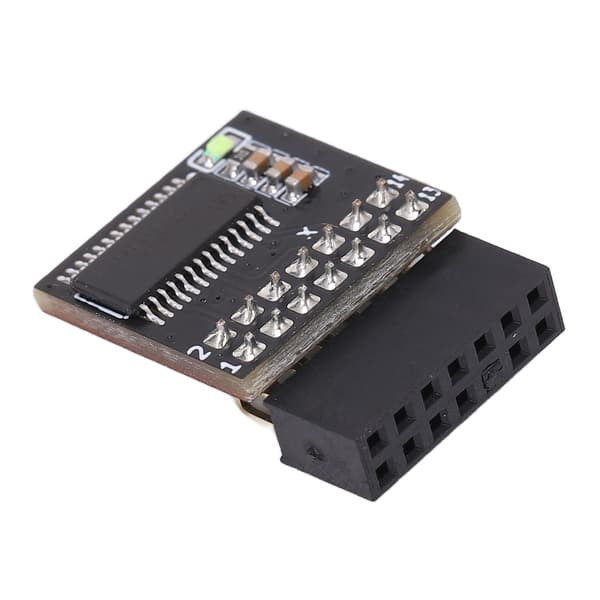 TPM 2.0 Modul LPC 14-pinners fjernkort Kryptering Sikkerhetskort Tilbehør for ASUS