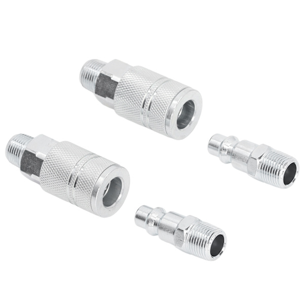 Luftslange Fittings 2 Ekstern Forbindelse 2 Ekstern Stik 3/8 Tommer NPT Industrielle Luftkompressor Hurtigkobling Fittings