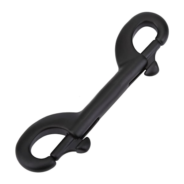 FORTSETT DYKKET Slitesterk rustfritt stål med dobbel ende, klipskrokbolt Snap dykkerspenne (115 mm)