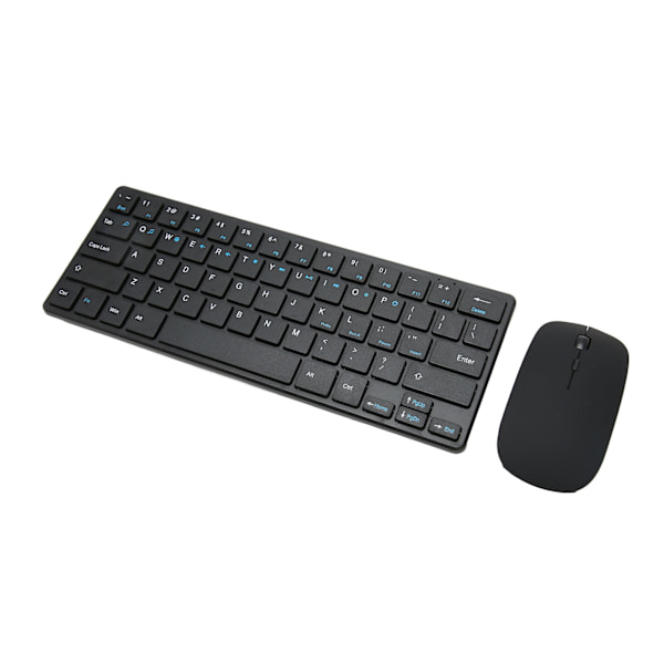 2.4G Langaton näppäimistöhiiri Combo Ergonominen 64 näppäimen näppäimistö 3 DPI:llä säädettävä USB hiiri pöytätietokoneille