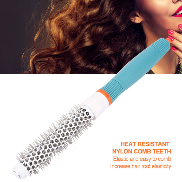 Profesjonell krøllete hårsylinder kam Nylon frisørkambørste stylingverktøy#19