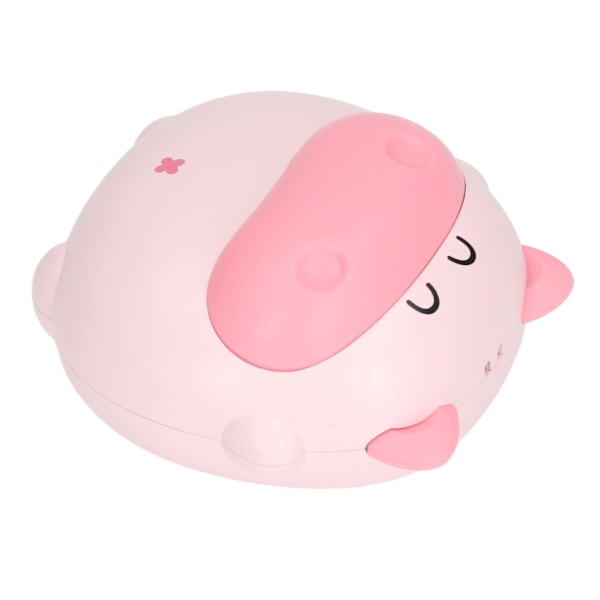 Handvärmare Cartoon Pig Shape 2 Nivåer Temperaturjustering USB Laddning Mini Handvärmare med Nattljus Rosa