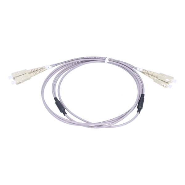 Optisk fiber patchkabel pansret jumper multimode 2-kernet optisk kabel SC UPC-SC UPC grå (3 meter)