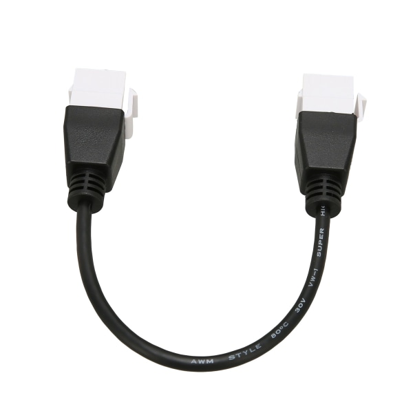 USB3.0 Keystone Jack Inserts -kaapeli USB3.0 naaras - naaras Keystone Insert seinälevyn lähtöpaneelin sovittimen liitinkaapeli