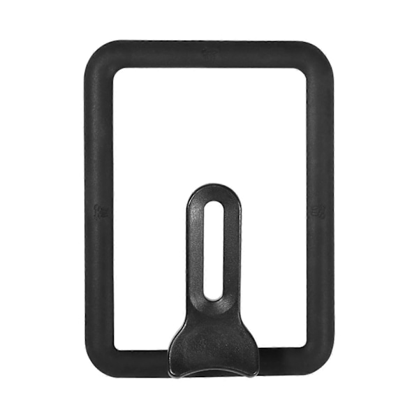 Rektangulärt Glaslock Förtjockat Ställbart Synligt Silikon Rektangulärt Grytlock Svart 13 X 18cm / 5.1 X 7.1in