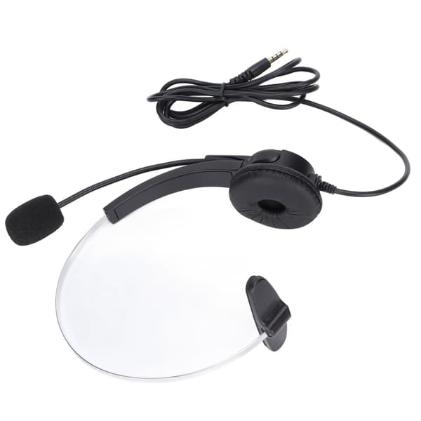 USB-headset 3,5 mm computerhovedtelefon med mikrofon støjreducerende til bærbar pc-mobiltelefon