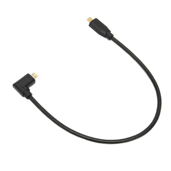 8K 60Hz Micro HD Multimedia Interface-kabel Höger armbåge Micro HD Multimedia Interface hane till hane-sladd OD4.0mm