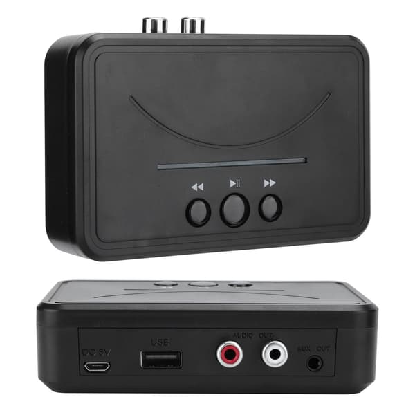 Trådløs Bluetooth 5.0 NFC Musikkmottaker RCA 3,5 mm AUX USB Stereo Lydadapter