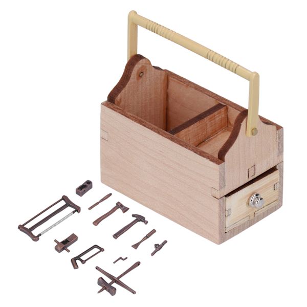 1:12 Miniature Dukkehus Værktøj Høj Simulation Dukkehus Reparation Værktøjssæt til Børn Piger Drenge