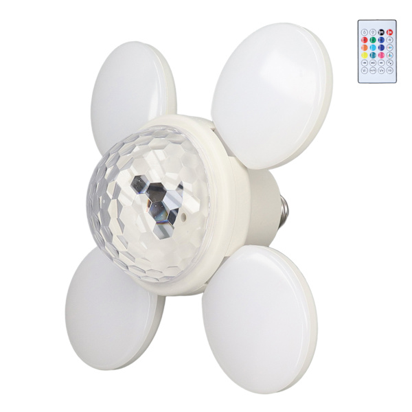 LED-ljus RGBW dimbar synkronisering färgförändring justerbar panel fjärrkontroll spela musik ljus 85‑265V