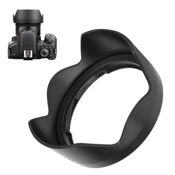 Kameramonteret modlysblænde til Canon EOS EF 50mm f/1.8 STM objektiv