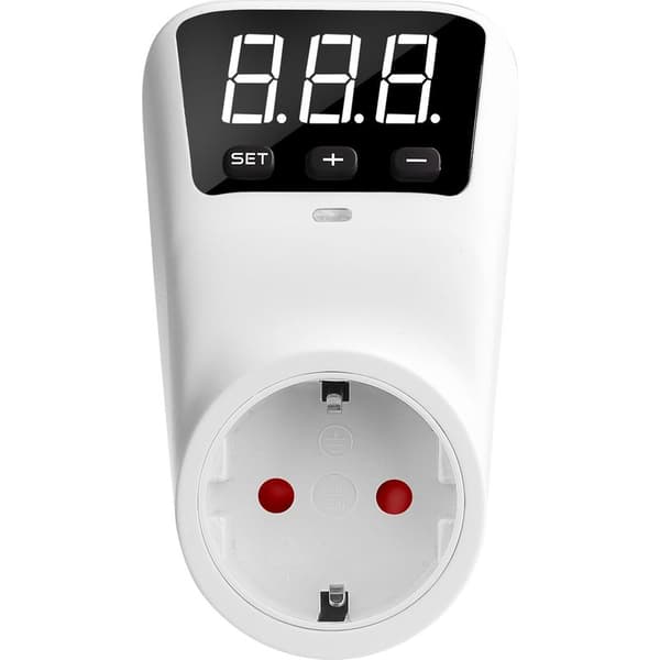 Typ F Överbelastnings- och Underspänningsskyddskontakt - 3680W 16A, Digital Display, Elektronisk Skydd