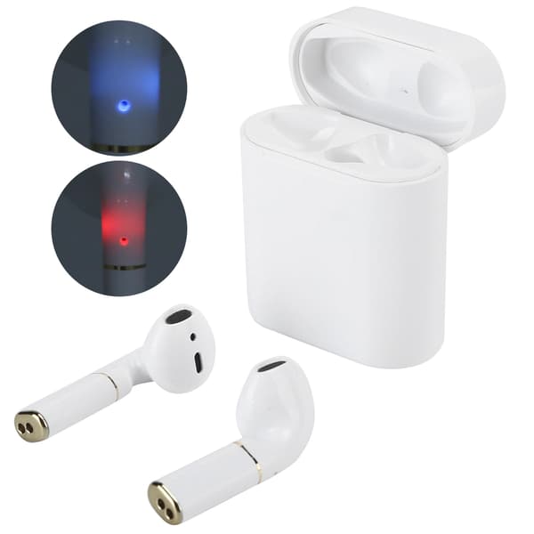 Bärbart Bluetooth 5.0-headset True Wireless Stereo-hörlurar Strömdisplay Laddningsbox