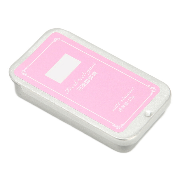 Bærbar Solid Parfume Langvarig Unisex Charmerende Let Duft Parfume Pink 0.35oz