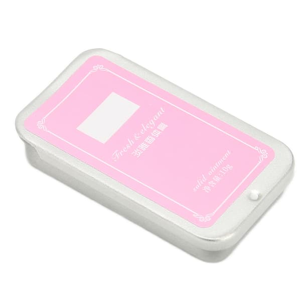 Bærbar Solid Parfyme Langvarig Unisex Sjarmerende Lett Duft Parfyme Rosa 0.35oz