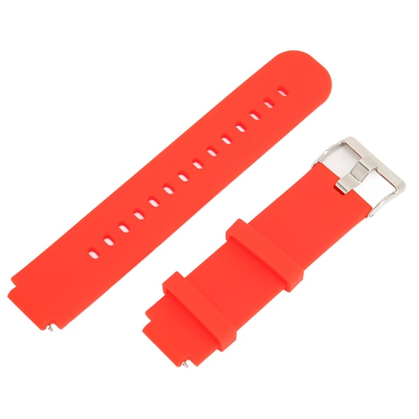 Silikonklokkebånd Rem Stropp Armbåndserstatning for Amazfit Smart Watch Verge 2 A1807Rød