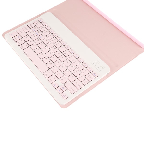 Trådløst Bluetooth-tastatur Udvidet vandtæt trådløst tastatur med 11 tommer tablettaske til Lenovo Xiaoxin P11 til Lenovo TB J606F Pink