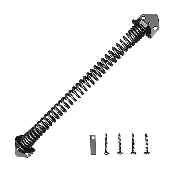 36 cm Justerbar Fjäderstängare, Automatisk Dörrstängare, Dörrfjäder med 2 Skruvar