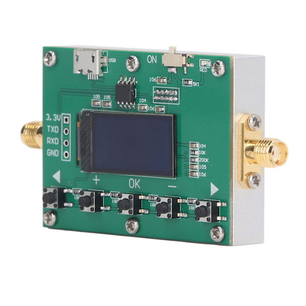 Digital dæmper 6G RF programmerbart modul 30DB trin 0,25DB organisk lysemitterende diode display CNC-kabinet