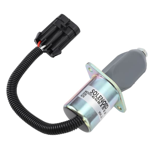 12V Bränsleavstängningsmagnet 6681513 Exakt Anti-interferens Generator Bränsleavstängningsmagnetventil för utbyte