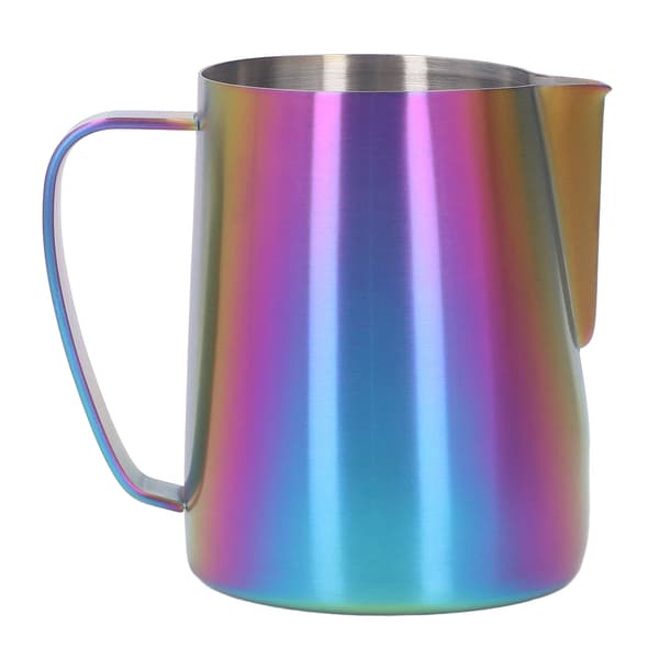 650 ml 22 oz mælkeskummerkande i rustfrit stål, farverig kaffedampekande