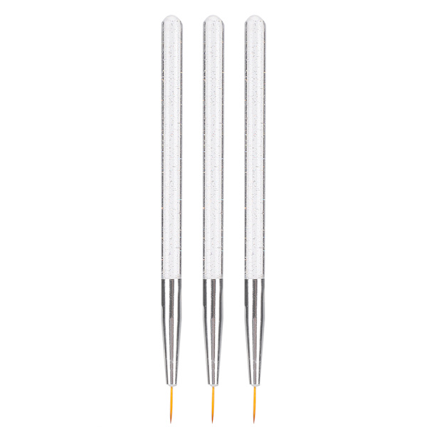 Nail Art Liner Brush Udsøgt Negle DIY Line Tegning Malepensel Pen Manicure ToolWhite