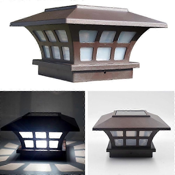 Solcellsvägglampor LED Volframtrådslampa Solcellsdecklampor Vattentäta, 100% Nya