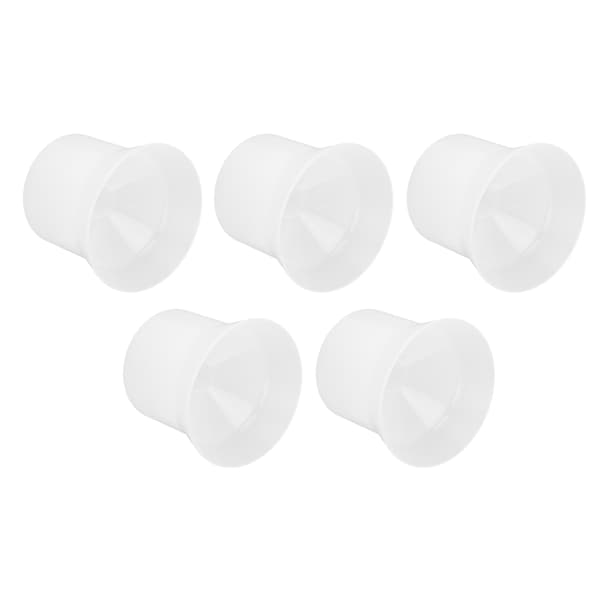 5 kpl voide suppilo pyöreä valkoinen pullon täyttö shampoo siirto eteeriset öljyt suppilo