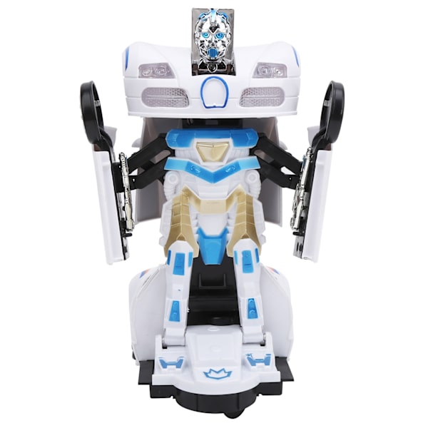 2 i 1 barn elektrisk RC Racing bil transformerande fordon Robot modell leksak med ljus