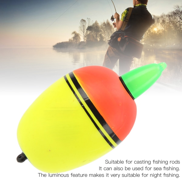 Lighted Glow Fishing Bobbers - Luminous EVA Floats -tarvikkeet (40g / 1,4oz)