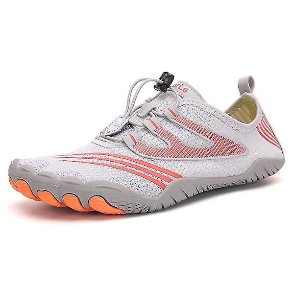 Barefoot Trail Running Herres Vandsko Hvid/Orange